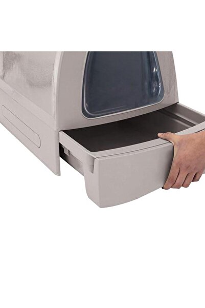 Genel Markalar Imac Zuma Çekmeceli Kapalı Kedi Tuvaleti Gri 40x56x42.5 Cm