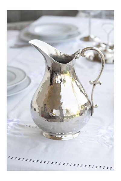 Bakır Concept Bakır Sürahi Çekiç Dövme Ördek Model Gümüş Renk