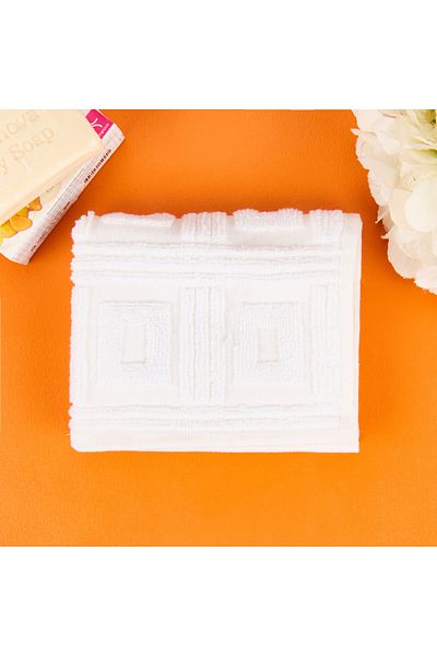 Evidea Soft Premium Kybele Hand Towel - White - 33X33 cm