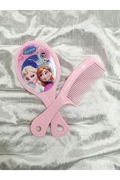 Frozen Girl's Elsa Model Mirror Comb Set - Movable and Color Options