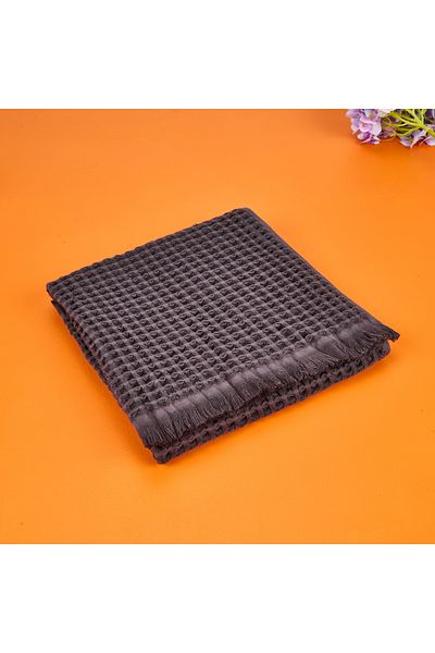 Evidea Soft Waffle Hair Towel - Anthracite - 50X70 cm