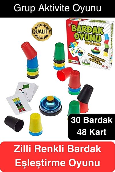 Svein Eğitici Renk Bardak Eşleştirme Zeka Beceri Oyunu Hızlı Zili Çal Yetenek...