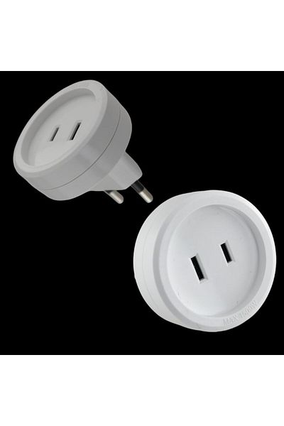 STOREMAX Jvnnastore Turkish Plug to American Type Plug Converter Travel Adapter America Plug Socket Return