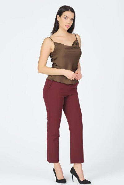 Shahiqa Degaje Yakalı Saten Yüzeyli Şık Bluz