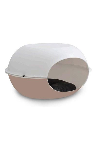 MP Bergamo Mp Luna White Brown Cat House 57x38x31 Cm