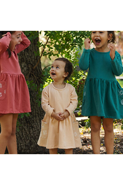 Little Yucca "Mono" Organik Pamuk Sweat Elbise