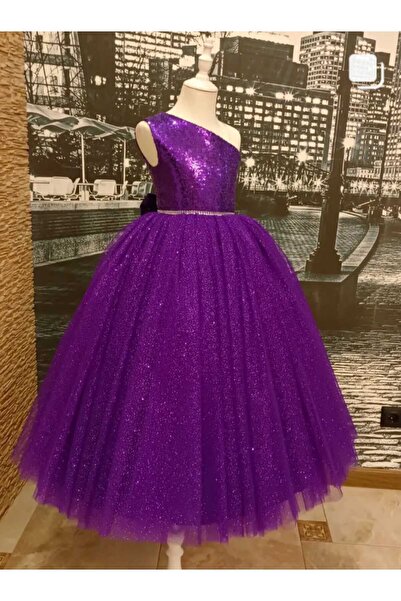 prenses tasarım atolyesi فستان سهرة للأميرة بكتف واحد