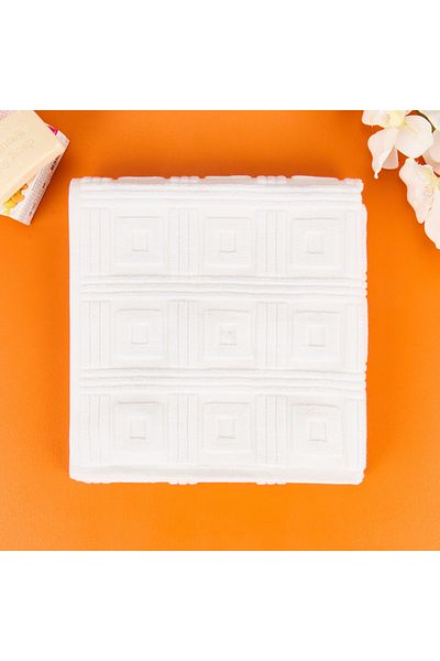 Evidea Premium Soft Kybele Foot Towel - White - 50X80 cm