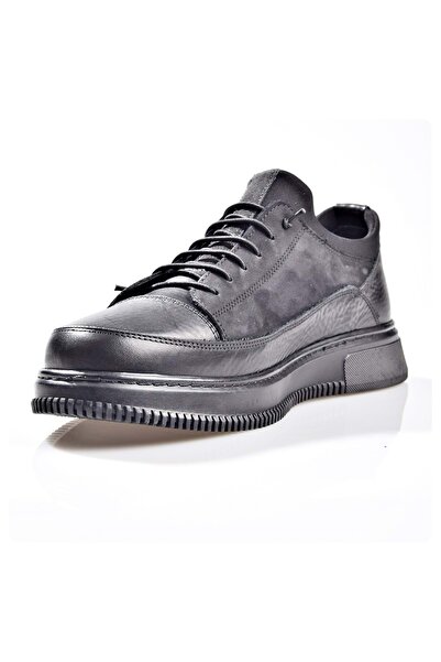 JAMES FRANCO 1502 Ανδρικά δερμάτινα παπούτσια casual από καουτσούκ