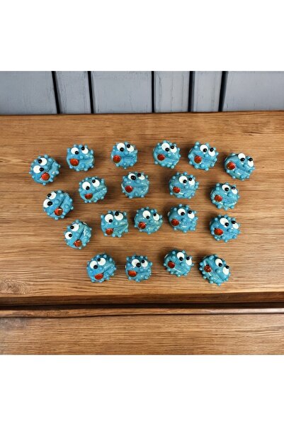 LİVZA BİJUTERİ Murano Cam Kurabiye Canavarı Model içden delikli Takı yapım Ma...