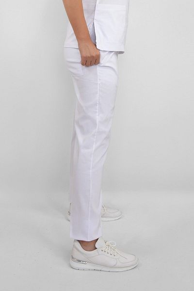 Nur Medikal Giyim Unisex White Soft Lycra Surgery Doctor Pants Nurse Bottom Uniform