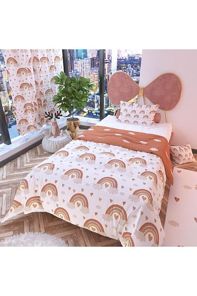 STOREMAX Bohemian Pastel Double Sided Children's Duvet Cover Set Polycotton 646268