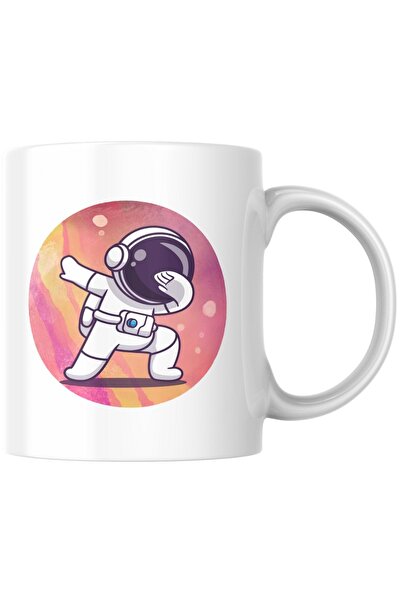 Win Ovro كوب بورسلين مطبوع ثنائي الاتجاه باللون الأبيض للغاية - لون فلكي