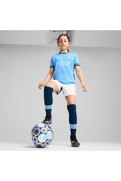 Puma M.City 2024-25 Kids Blue Football Shirt