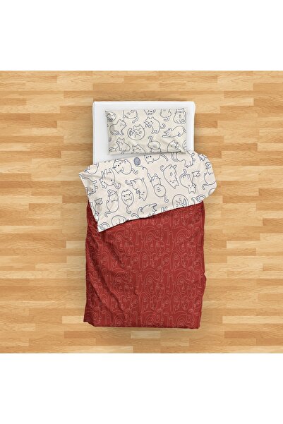 The Lucid Lab Womens and Cats Çift Taraflı Nevresim Takımı - 160 cm x 220 cm