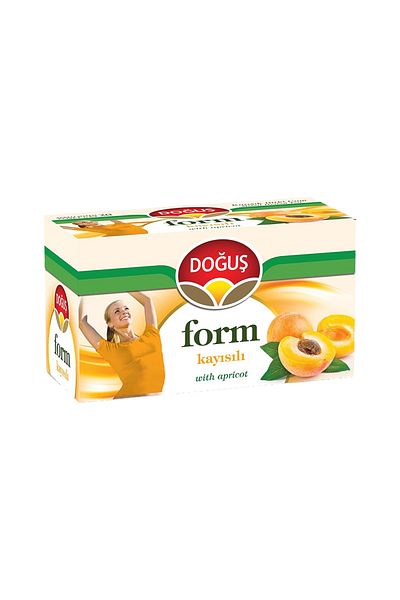 Doğuş Doğuş Form Apricot Herbal Tea (20 Pcs) X12 Pack