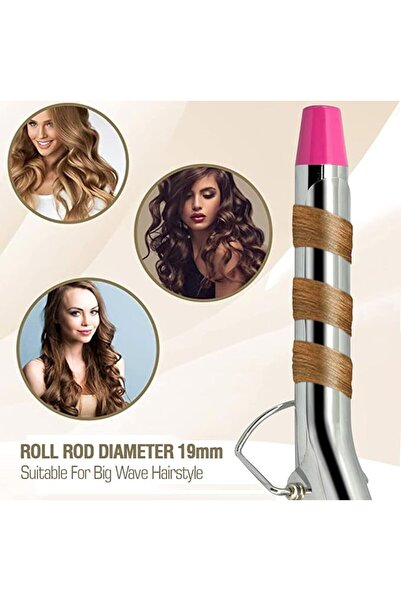 sonashi Hair Curler SHC-3002, PTC Heater, 200°C max temp, Advanced Temp Control, 25W, Pink.