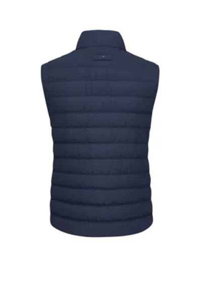 PAUL&SHARK Men's Quilted Regular Fit Stand Collar Sleeveless Navy Blue Vest 25412630 -013