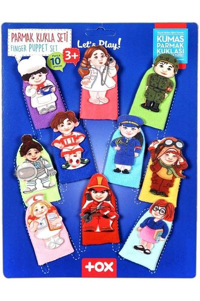 STOREMAX Mrttnca Profession 10 Piece Finger Puppet, Educational Toy T76-2 Trndymrt 1087243