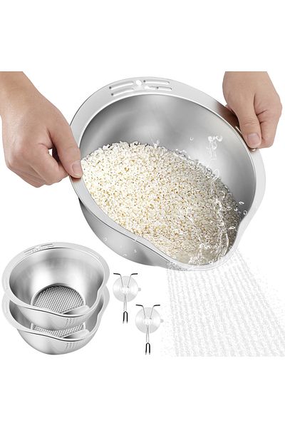 Transformacion Rice Strainer Pasta Salad Strainer 304 Inox Stainless Steel 721080