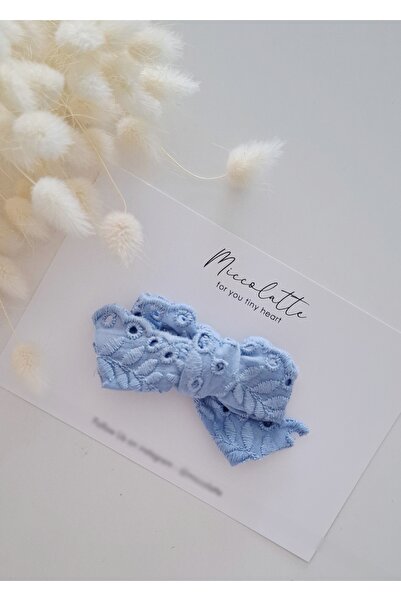 Miccolatte Плешива бебешка фиба за коса с панделка