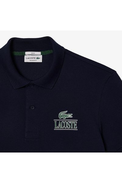 Lacoste تي شيرت رجالي باللون الكحلي