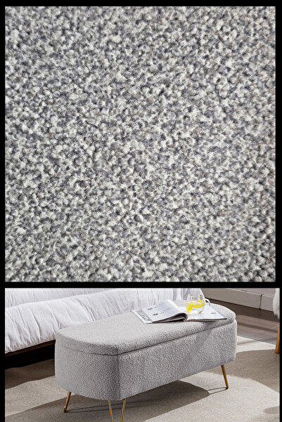 B'Dekor PUFFY SHERPA DÖŞEMELİK KUMAŞ-GRİ