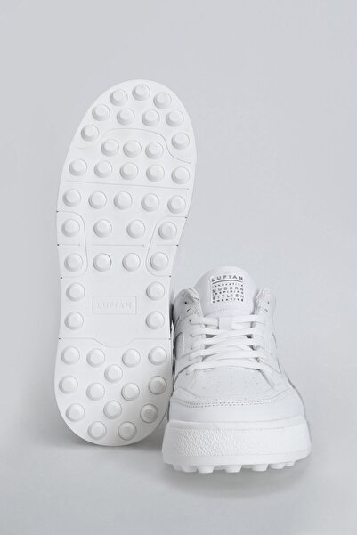 Lufian Bağcıklı Comfort Taban Günlük Sneaker Beyaz