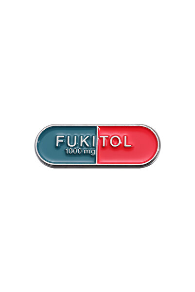 Prof Fukıtol Yazılı Medikal Broş P0624
