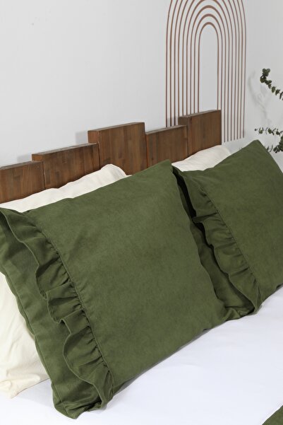 cotton maison Poly Bed Runner Set Frilly 80X280 cm