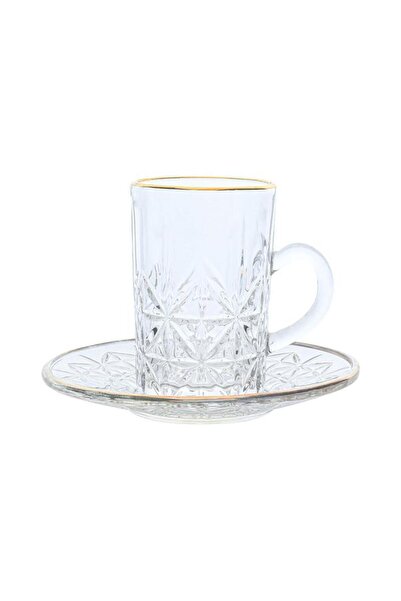 ALSAIF Bialat Tea And Coffee Serving Set 30 Pieces Clear