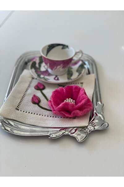 Seda Home Art 6 Adet Handmade 3 Boyutlu Keçe El Yapımı Kokteyl Ve Kahve Yanı ...