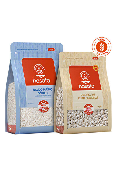 Hasata Kuru Fasulye Pirinç Avantaj Paketi (3 KG)