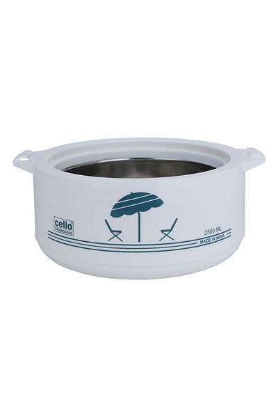 ALSAIF Steel Food Warmer 2.5 Liters White