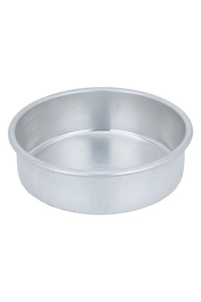 ALSAIF Aluminum Cake Mold 21.8X21.8X6.3 Cm Silver