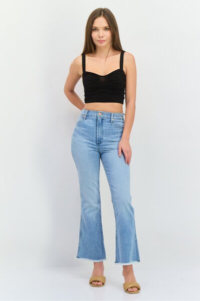 WRANGLER Women Regular Fit Washed No Stretch Jeans, Blue