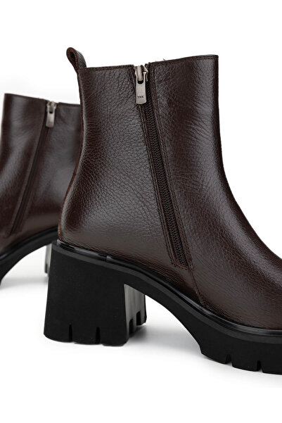 Tamer Tanca Kadın Hakiki Deri Kahverengi Casual Bot