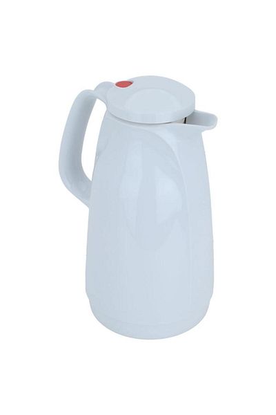 ALSAIF Glass Thermos 1.5 Liters Plastic Body White