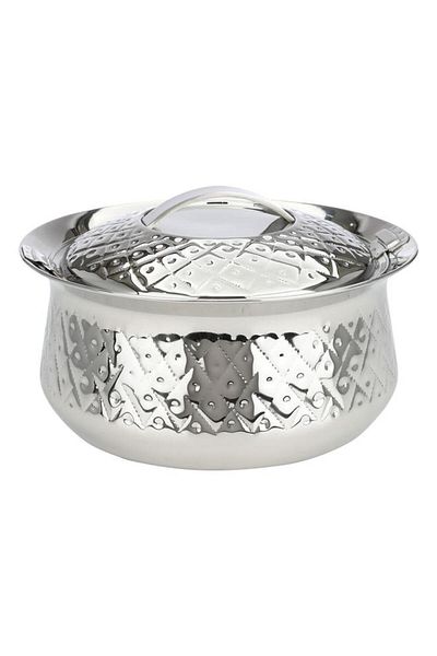 ALSAIF Steel Maxima Food Container 7.5 Liters Silver