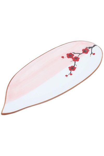 ALSAIF Porcelain Dessert Plate 9 Inches Teardrop White