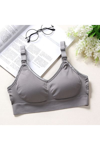 Sunveno Breastfeeding Nursing Bra - Grey 80B
