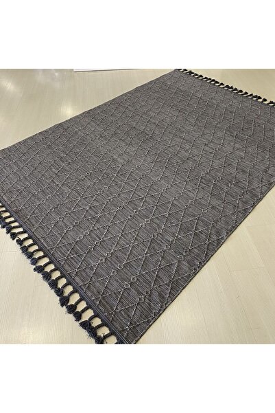 Halımax Reform Halı 6045 Nepal Sisal Gri Bukle Örgü Saçaklı Modern Salon Halı...