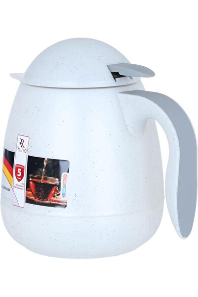 ALSAIF Granite Thermos 0.5 Liters Press White