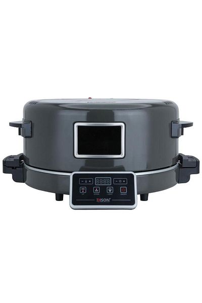 ALSAIF Madhbi Maker + Home Baker 2400 Watt Digital Dark Grey