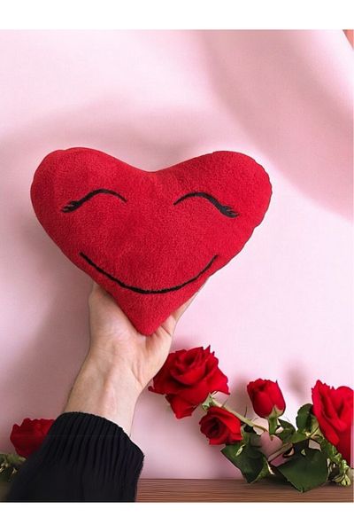 esdishopping Romantic Plush Heart Pillow – Loving Gift for Valentine's Day and Special Occasions