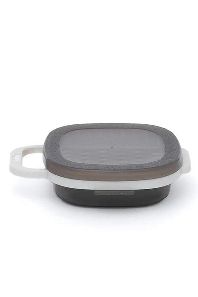ALSAIF Steel Grater With Box And Cover Silver