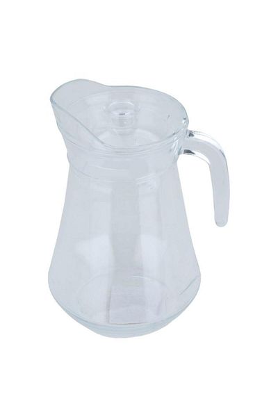 ALSAIF Geek Glass 1400 Ml With Lid Transparent
