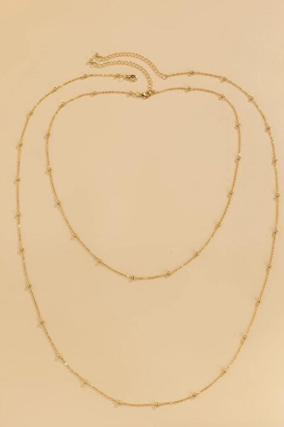 New Obsessions 2 Parça Minimal Zincir Kolye