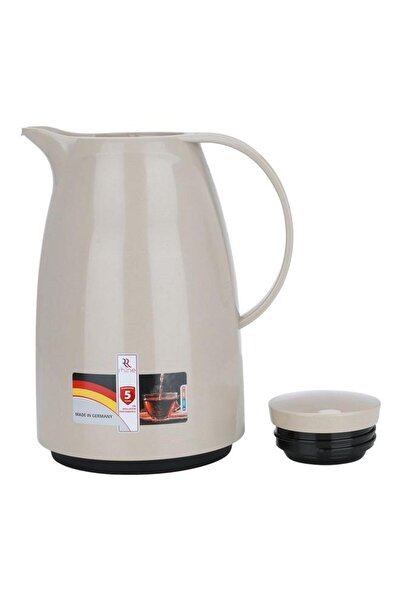 ALSAIF Plastic Rhinestone Thermos 2 Liters Ribbed German Beige