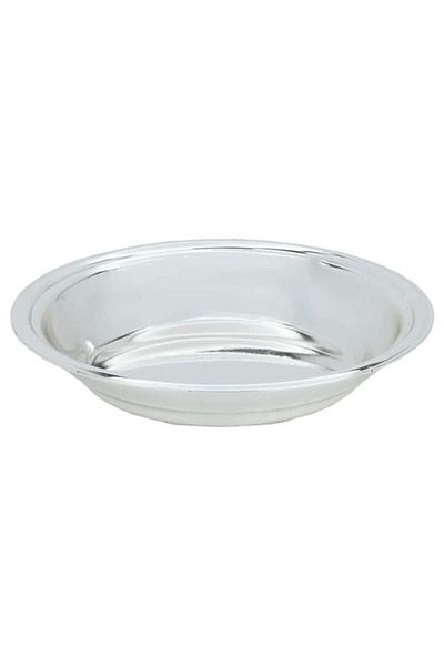 ALSAIF Steel Plate 8.8 Cm Round Silver